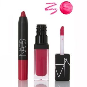 NIB NARS Explicit Colour Lip Duo Set in Dragon Girl